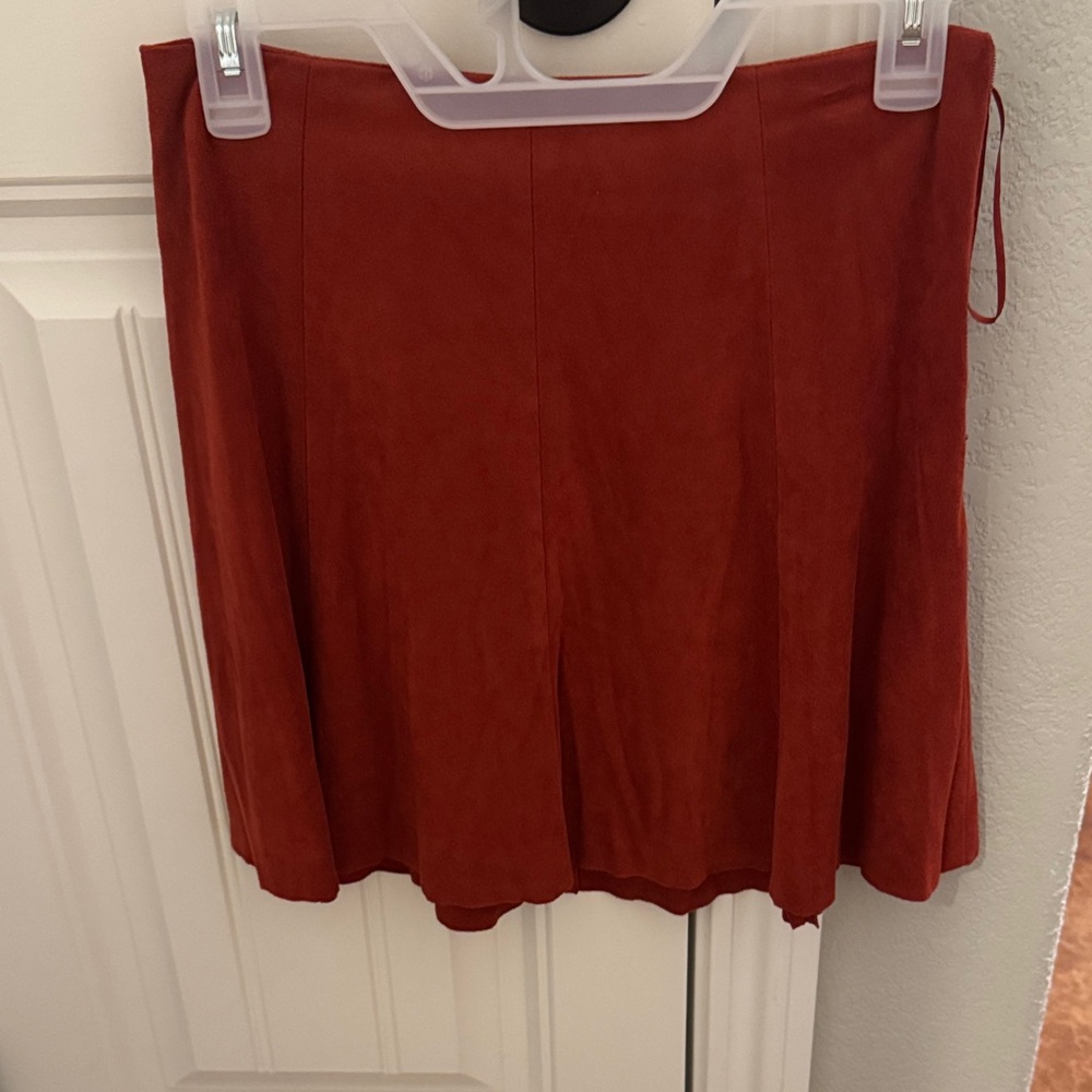 BB Dakota Terracotta Mini Skirt